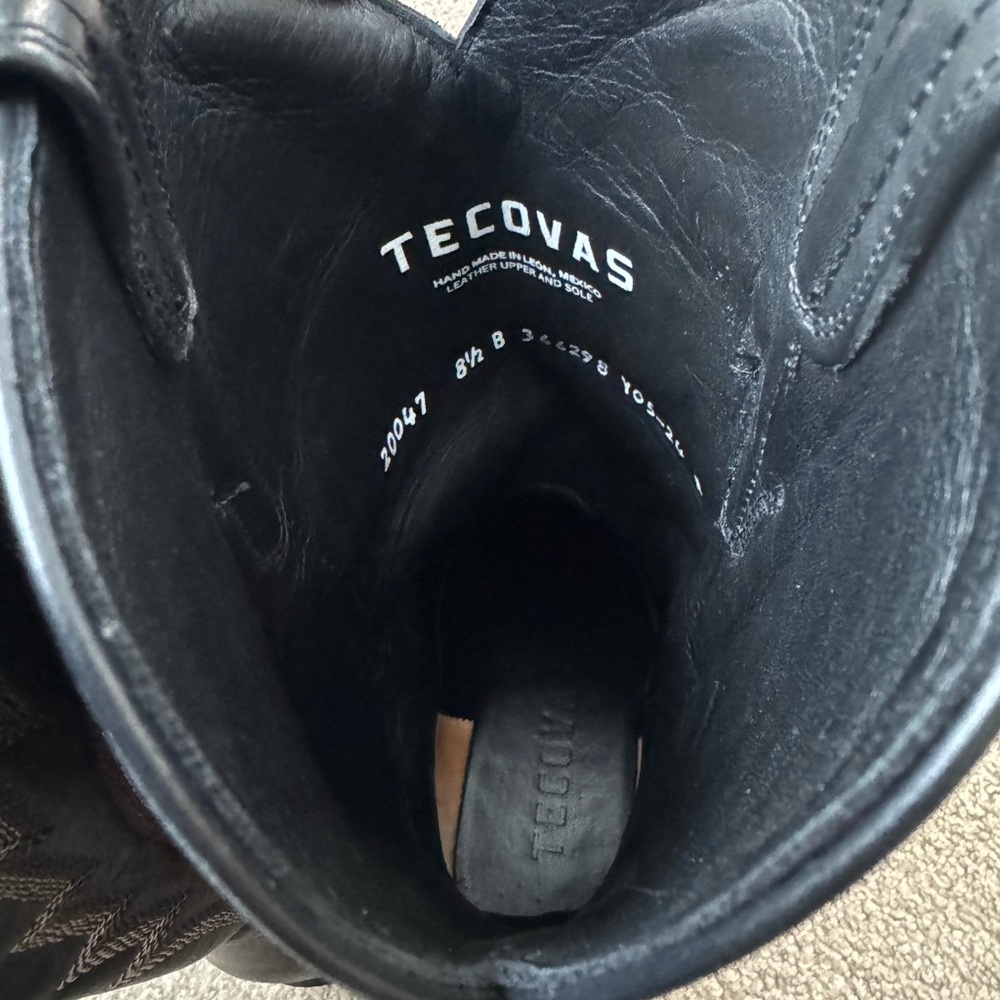 Tecovas Jamie Black Western Leather Boots - Picture 6 of 7